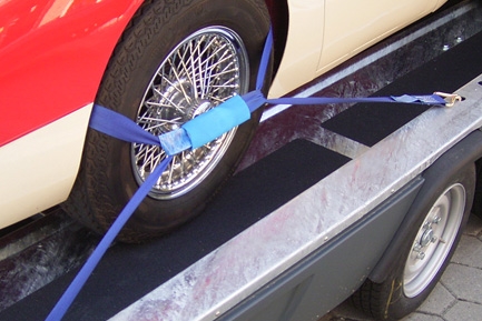 Tie-down wheel straps