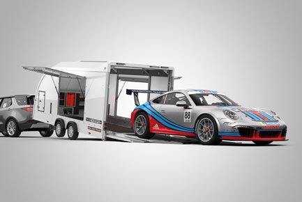 Race Transporter 4 - Enclosed car trailer