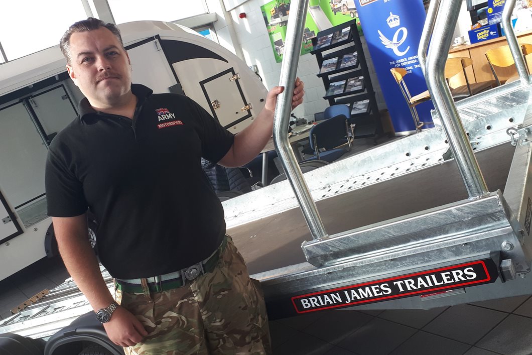 Brian James joins the Army