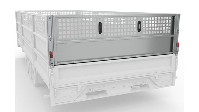Rear Side Extension Kit - Compact 471, 1.9m Width, Rear Panel to suit Tailboard