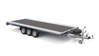 Connect, 5.0m x 2.15m, 3.5t, 12in wheels, 3 Axle - 476-5021-35-3-12  Connect - Uitgebreid configureerbare trailer met vlakke vloer