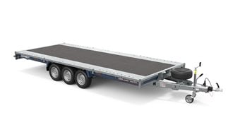 Connect, 5.5m x 2.15m, 3.5t, 12in wheels, 3 Axle - 476-5521-35-3-12  Connect - Highly configurable flatbed trailer