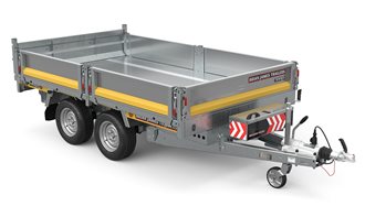 Tipper, 2.7m x 1.6m, 2.7t, 12in wheels, 2 Axle - 526-2716-27-2-12  Tipper trailer - Tough and configurable