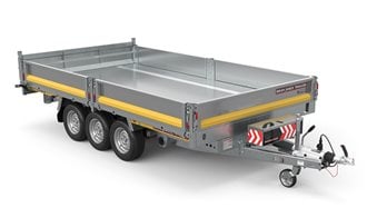Tipper, 3.6m x 2.0m, 3.5t, 12in wheels, 3 Axle - 526-3620-35-3-12  Tough and configurable Tipper trailer