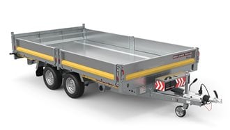 Tipper, 4.0m x 2.0m, 3.5t, 12in wheels, 2 Axle - 526-4020-35-2-12  Tipper trailer - Tough and configurable
