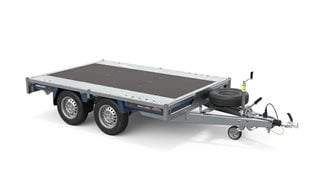 Connect, 3.6m x 1.88m, 2.6t, 13in wheels, 2 Axle - 476-3618-26-2-13  Connect - Uitgebreid configureerbare trailer met vlakke vloer