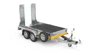 General Plant, 2.7m x 1.3m, 2.7t, 13in wheels, 2 Axle - 551-2713-27-2-13  General Plant  - Tough all-round plant trailer