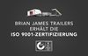 Brian James Trailers ontvangt ISO:9001-certificaat