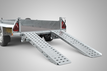Adjustable ramps (standard equipment)
